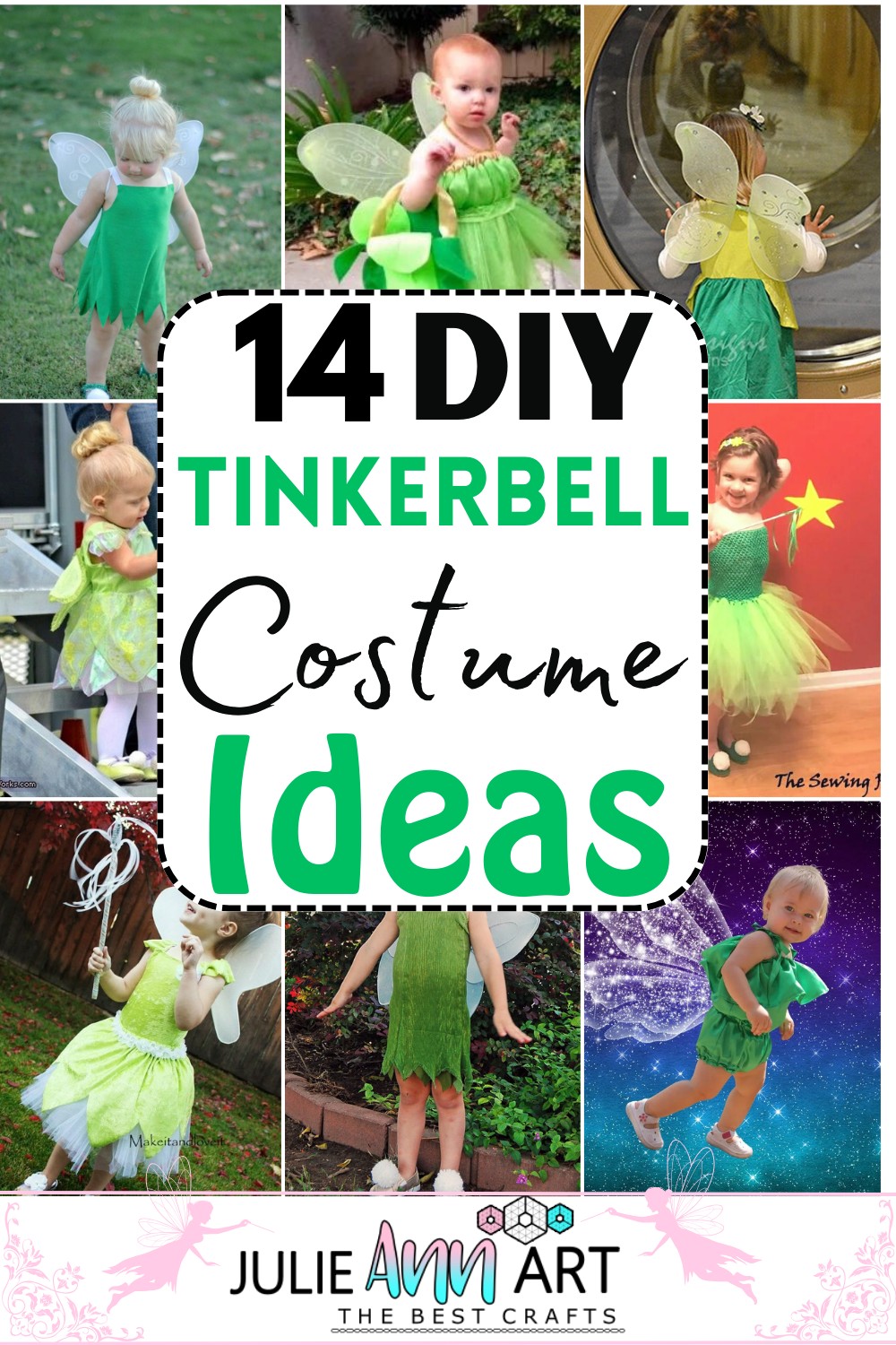 14 DIY Tinkerbell Costume Ideas To Dress Like Green Fairy