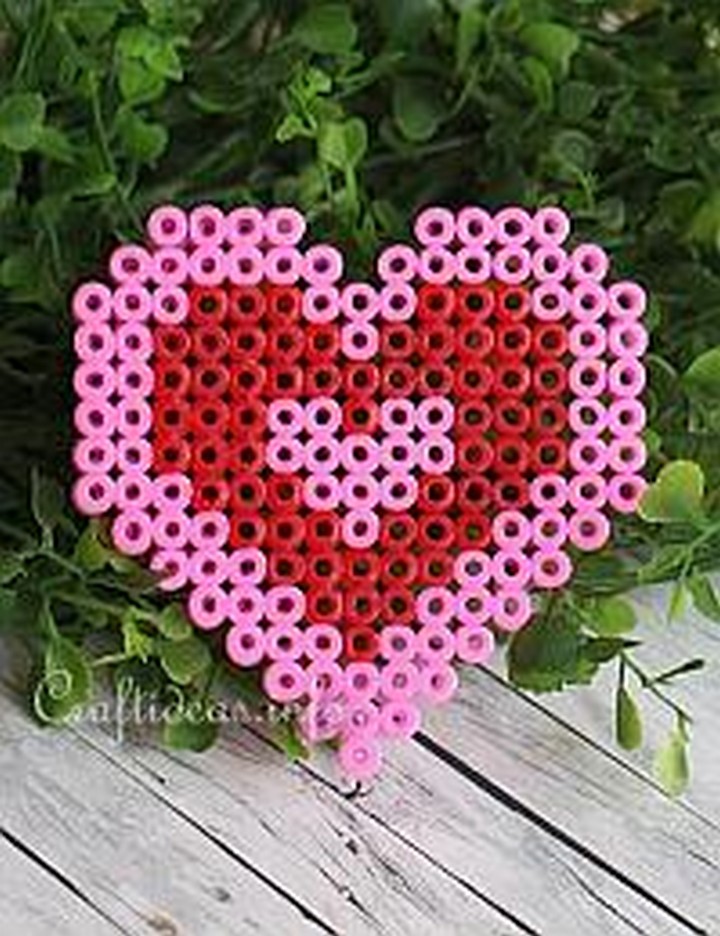 14 Valentine Perler Bead Patterns To Spread Love Around - Julie Ann Art