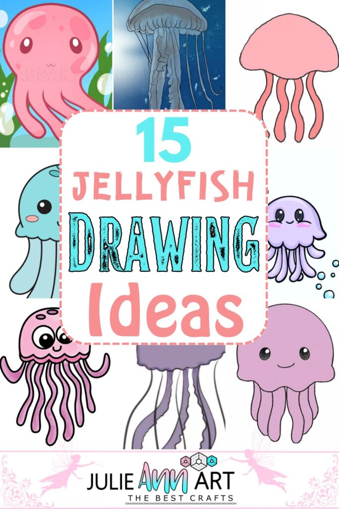 15 Jellyfish Drawing Ideas For Sea Lovers - Julie Ann Art