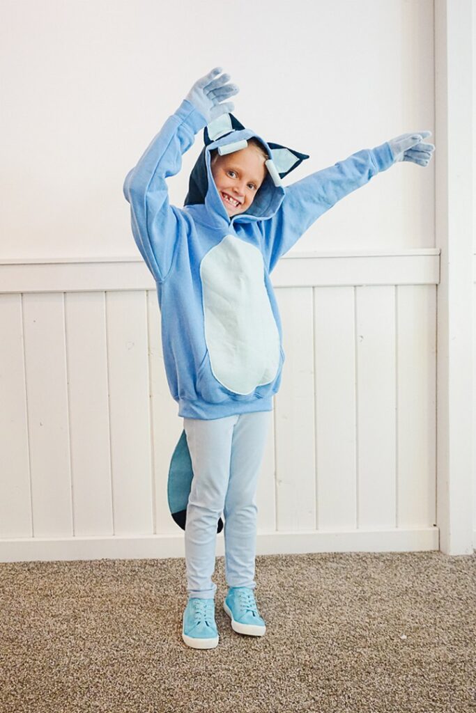 7 Easy DIY Bluey Costume Ideas For Kids And Adults - Julie Ann Art