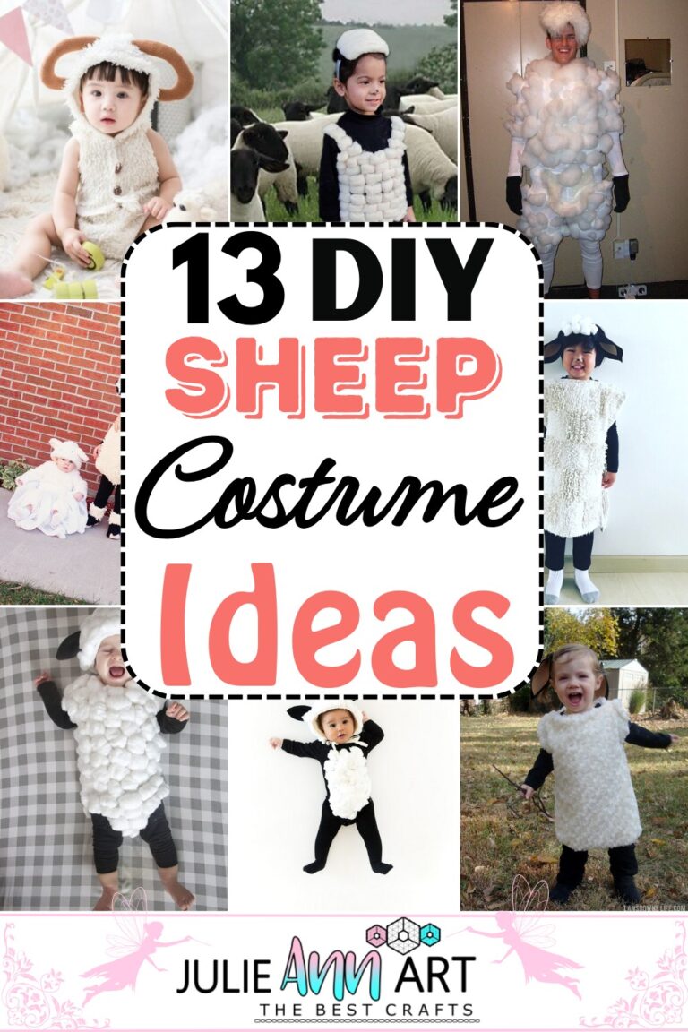 13 DIY Sheep Costume Ideas For Winter Cosplay - Julie Ann Art