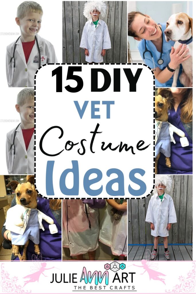 7 DIY Vet Costume ideas For Little Caretakers & Scientists! - Julie Ann Art