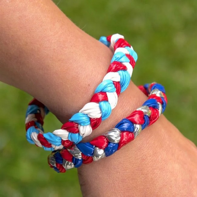 DIY Bracelets For Kids With Duck Tape