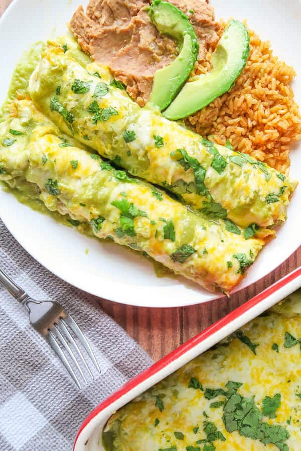 Green Enchiladas With Chicken