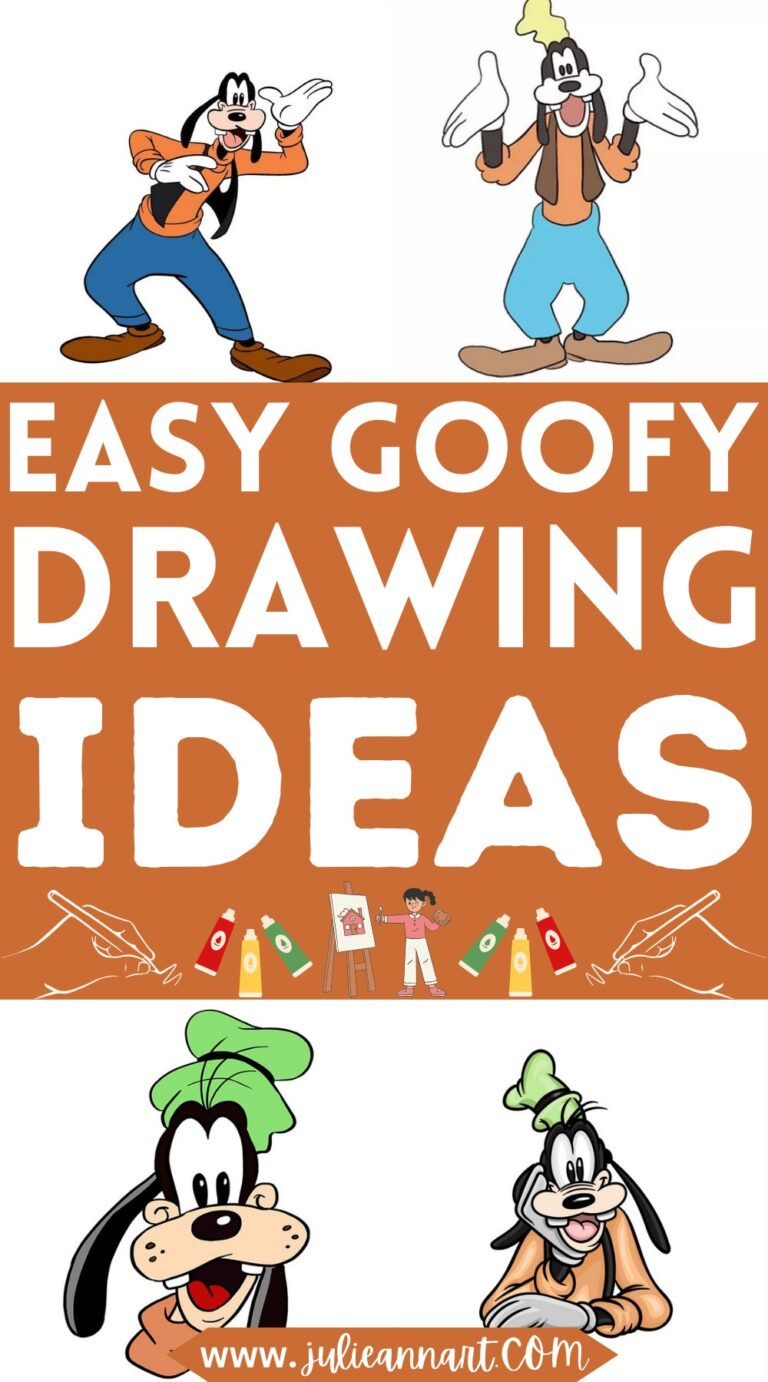 26 Easy Goofy Drawing Ideas - Julie Ann Art