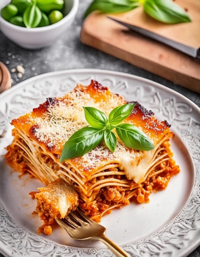 Healthy And Cheesy Keto Lasagna Recipe - Julie Ann Art