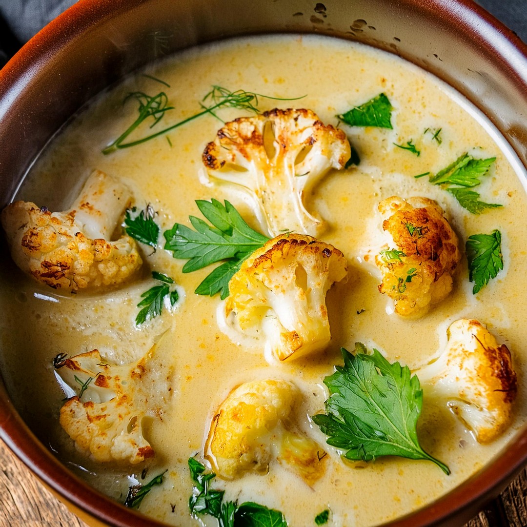 Roasted Cauliflower Soup Recipe To Warm Your Soul Julie Ann Art 4920