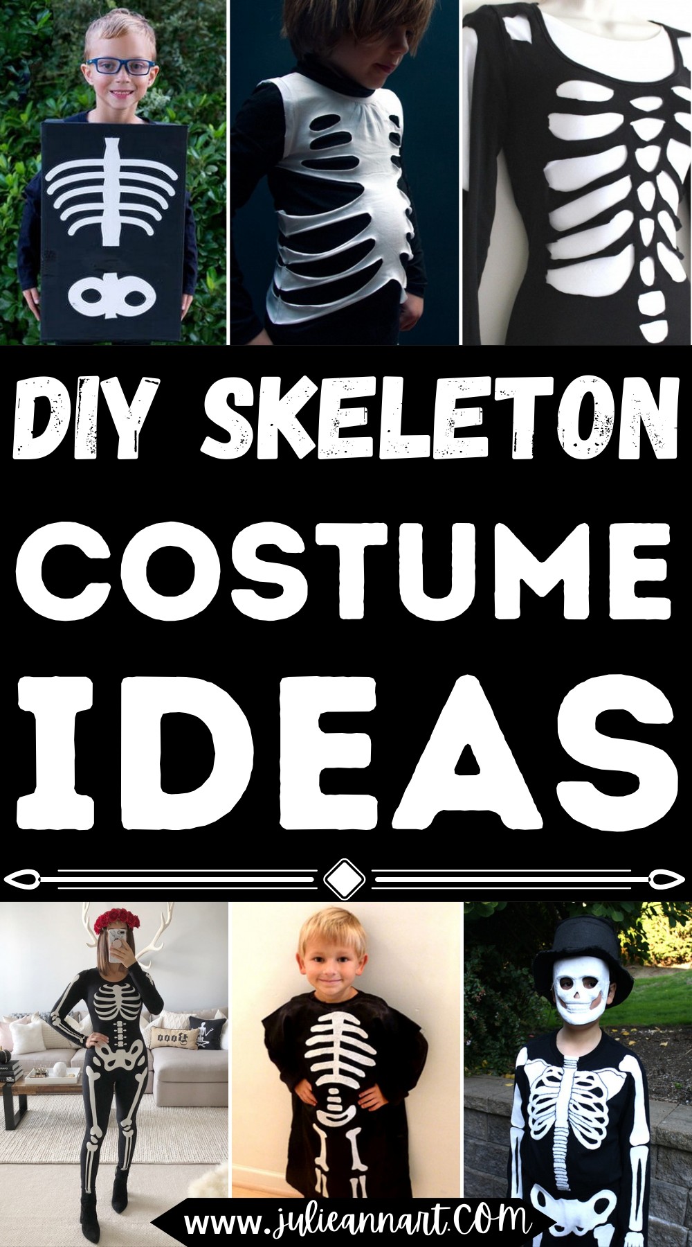 DIY Skeleton Costume Ideas