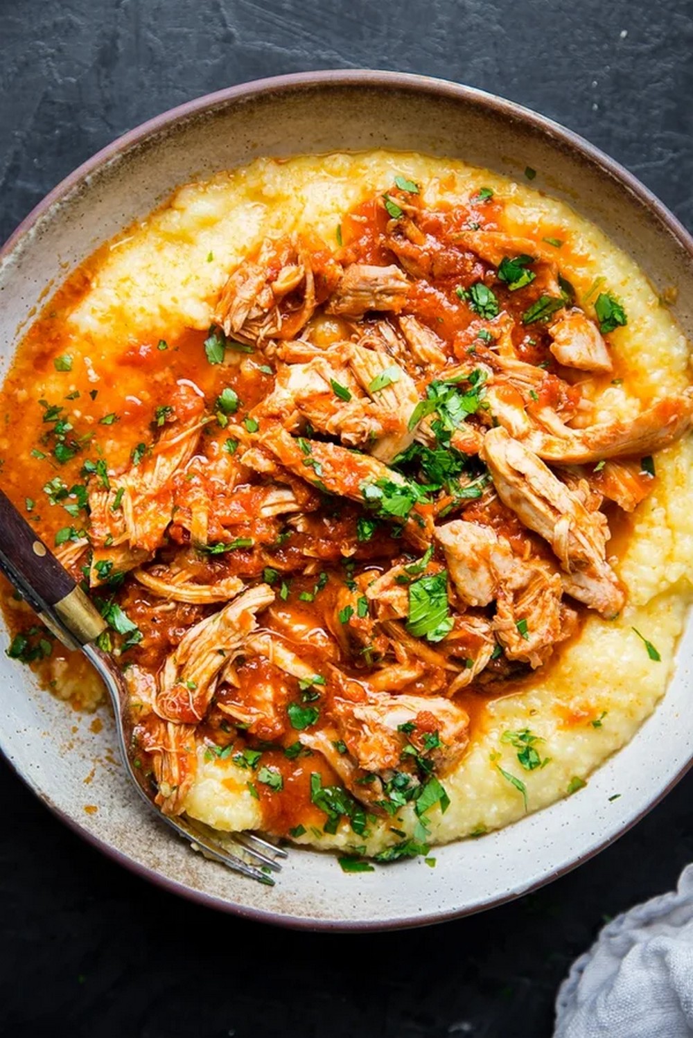Instant Pot Chicken Marinara With Polenta