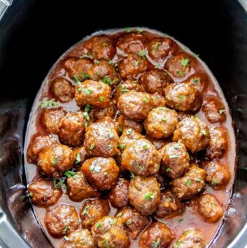 Slow Cooker Honey Buffalo Meatballs