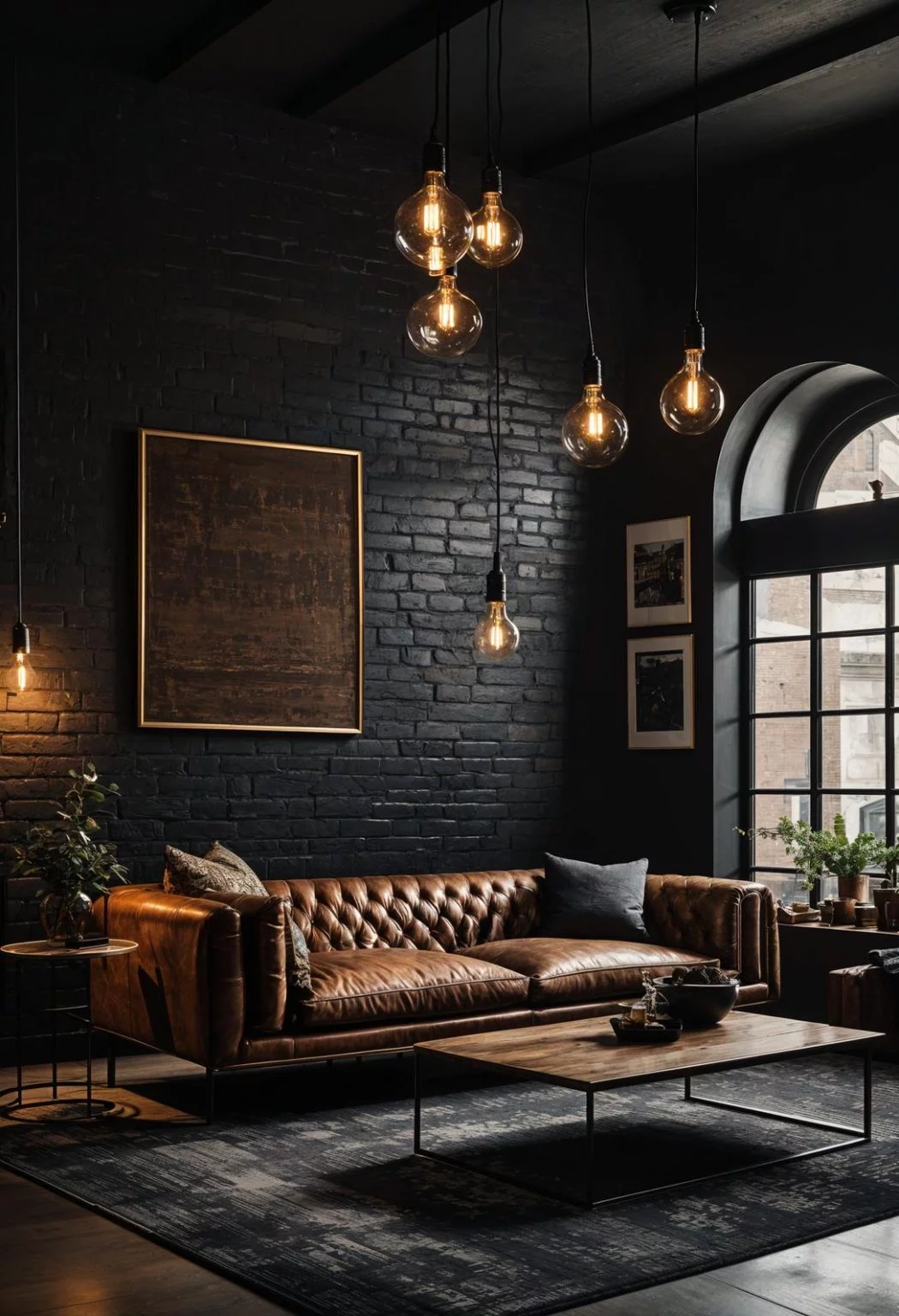 Chic Dark Boho Loft Aesthetic