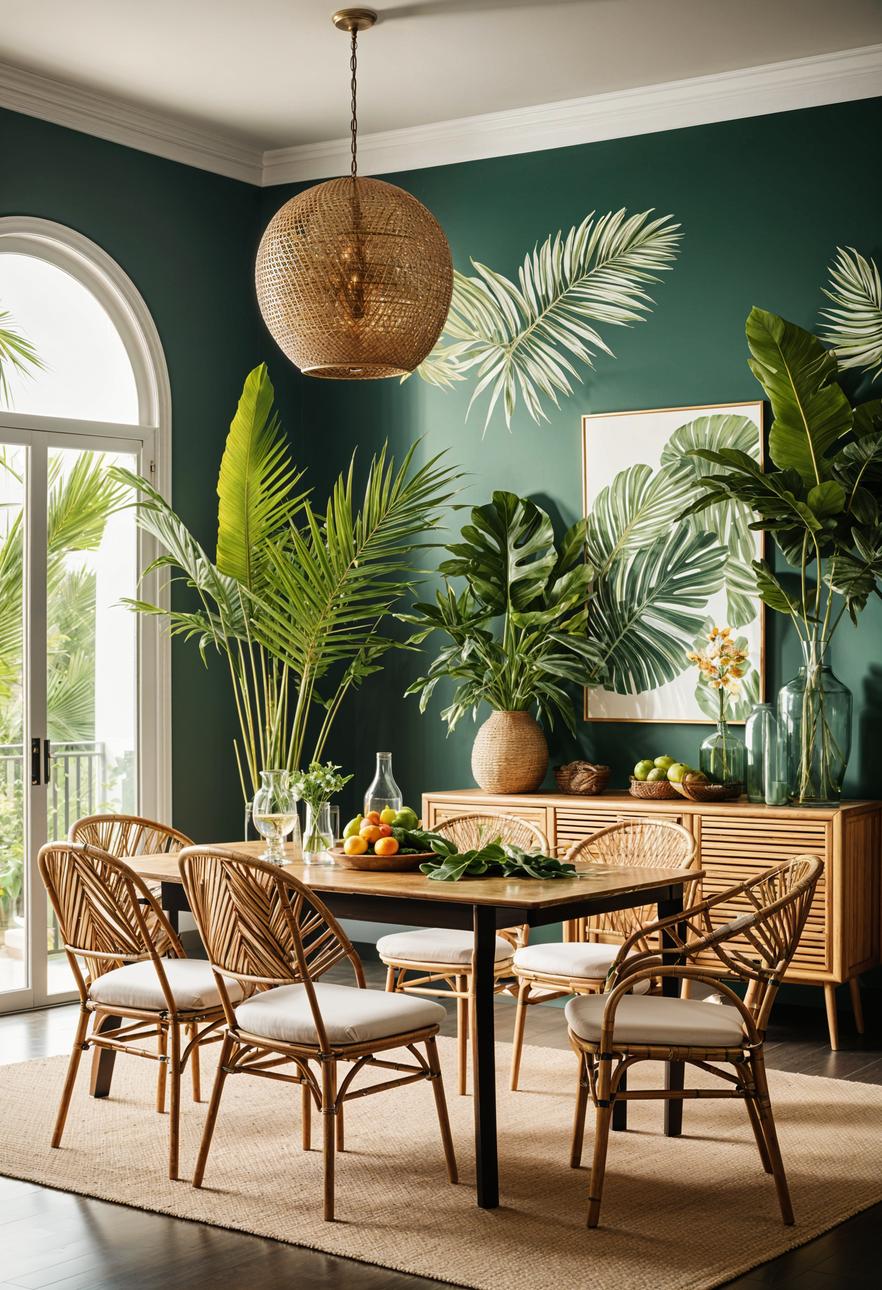 Tropical Dining Room