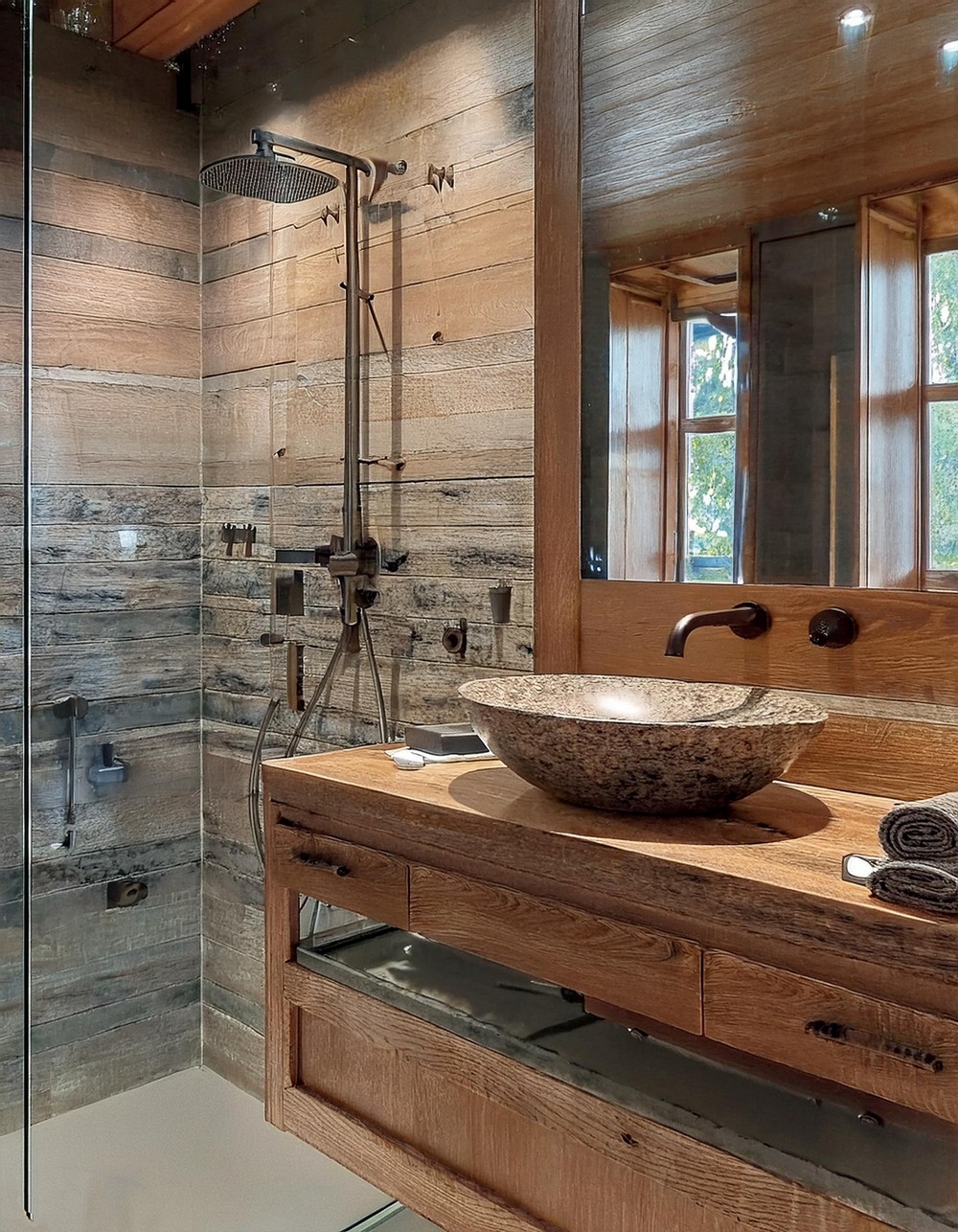 Cozy Cabin Bathroom