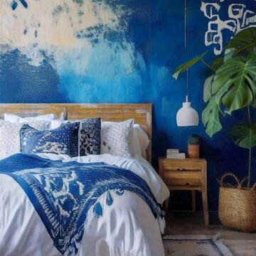 Shibori Dye Boho Wall