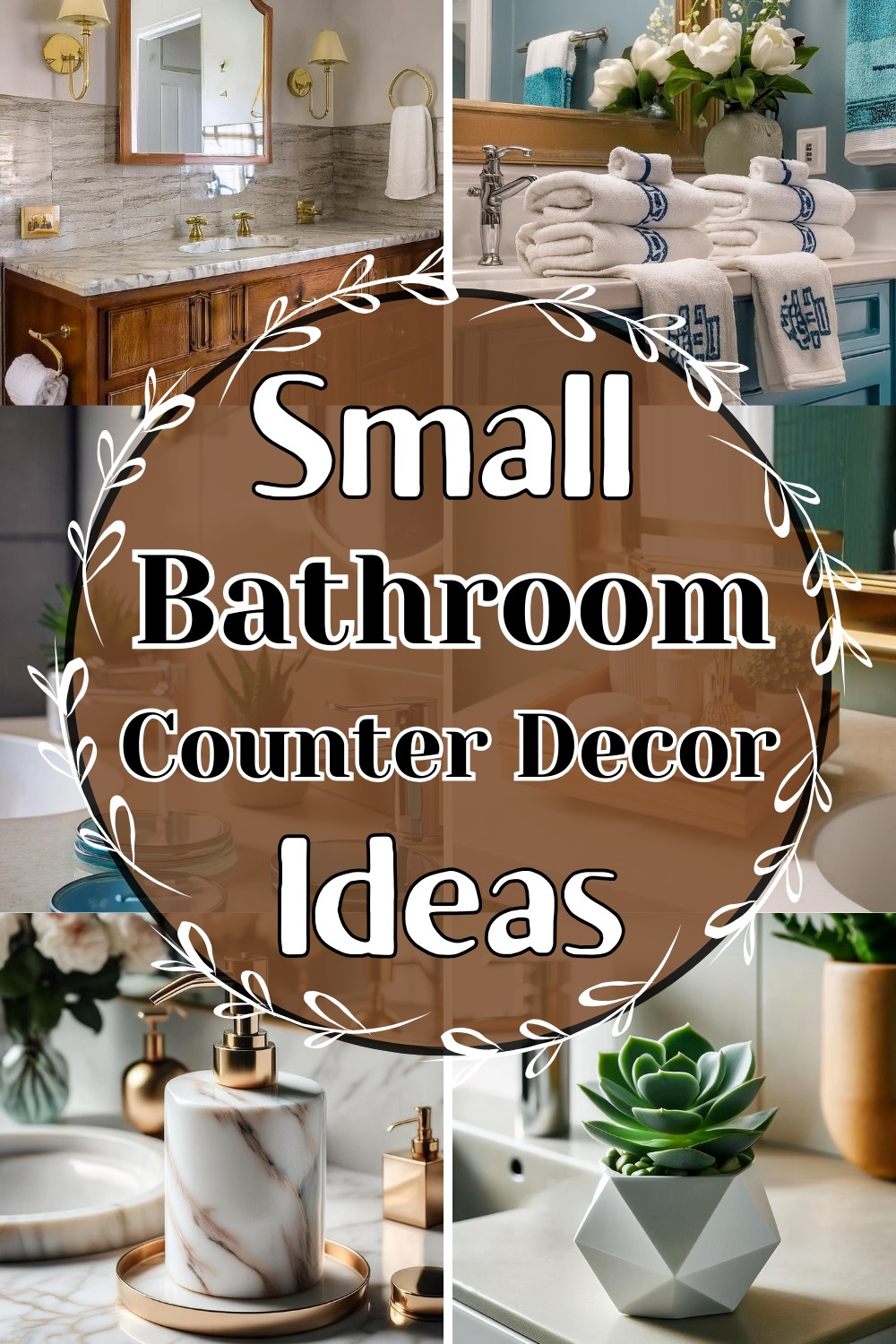 10 Small Bathroom Counter Decor Ideas