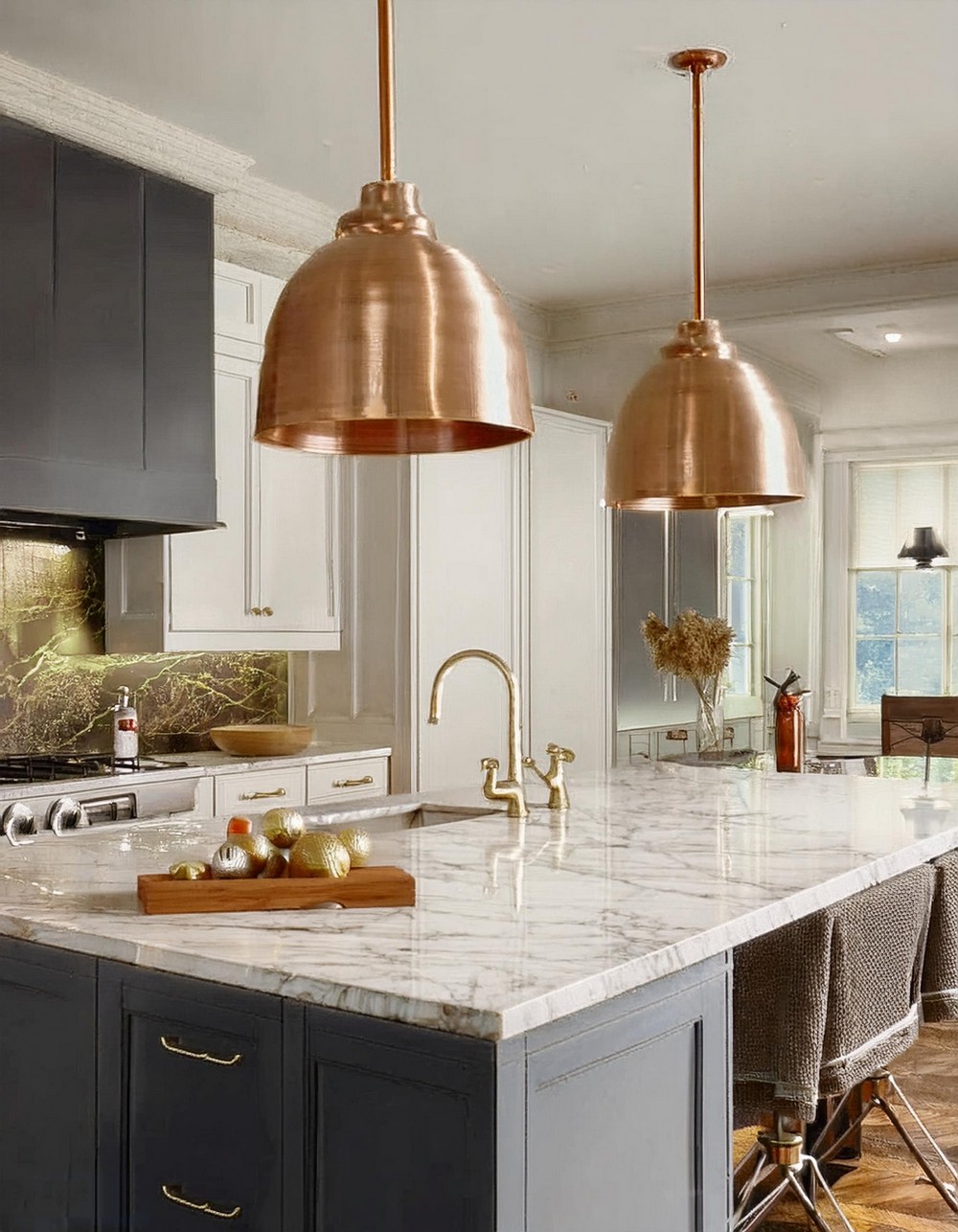 Modern Rustic with a Metallic Twist