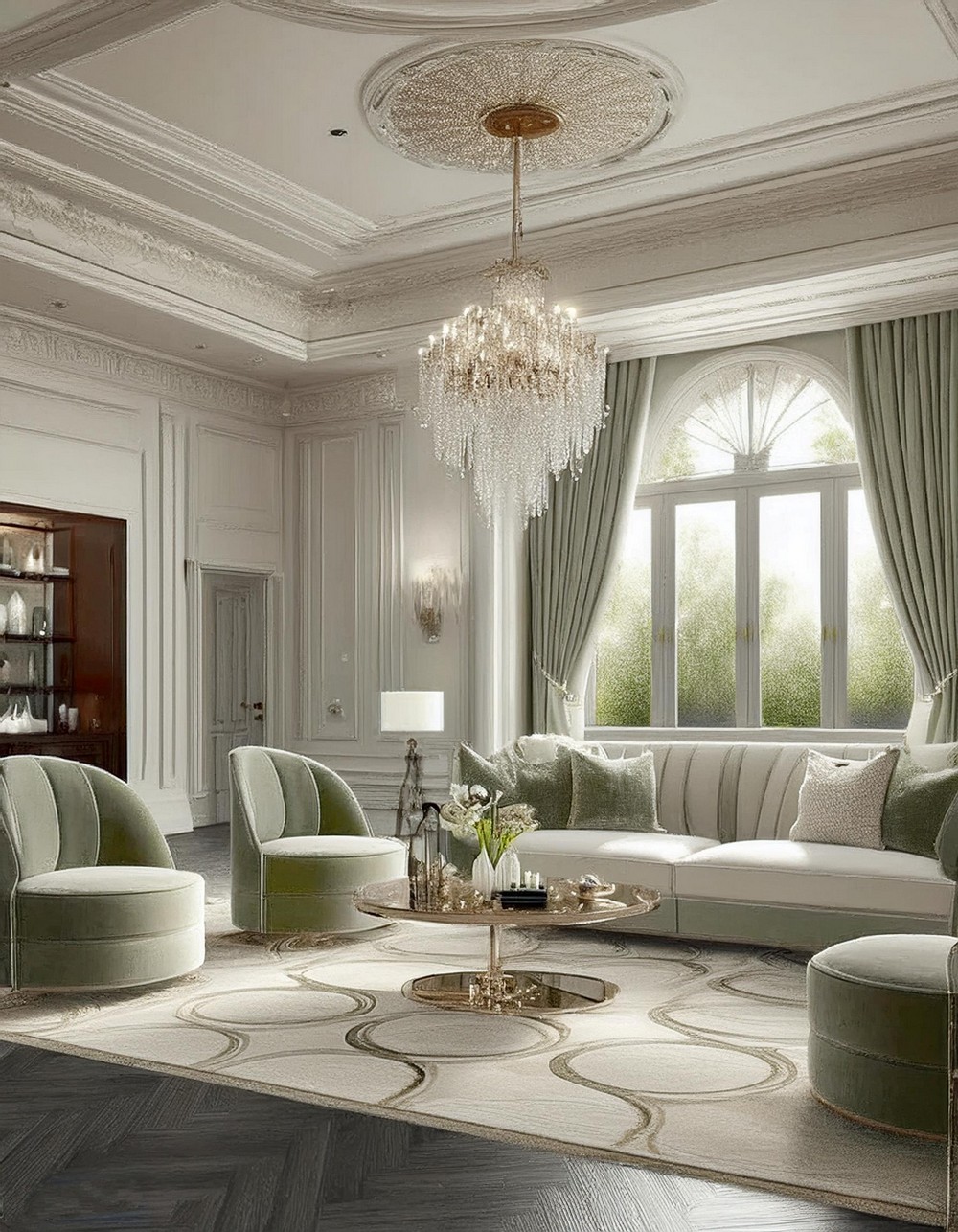 Neoclassic Luxury Living Room 