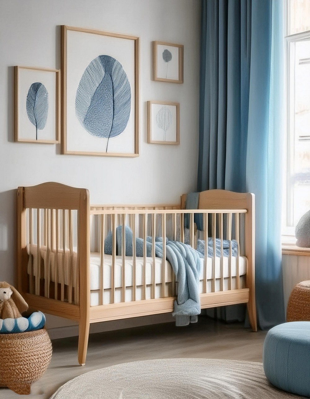 Neutral Texture Nursery Design